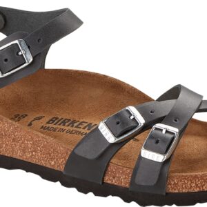 Birkenstock Sandalo Kumba Waxy Leather 1021487 Black