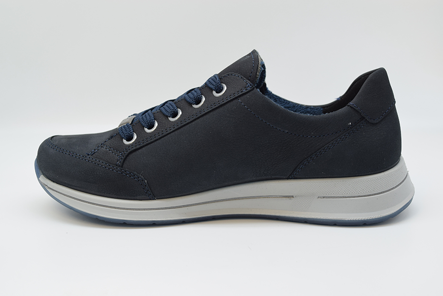 Ara Sneaker Donna Osaka 2.0 Calzata H Zeppa 30 Mm 12-24801 64 Blau