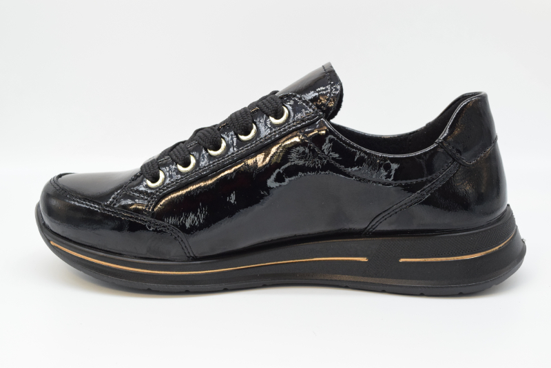 Ara Sneaker Donna Osaka 2.0 Calzata H Zeppa 30 Mm 12-24801 01 Schwarz