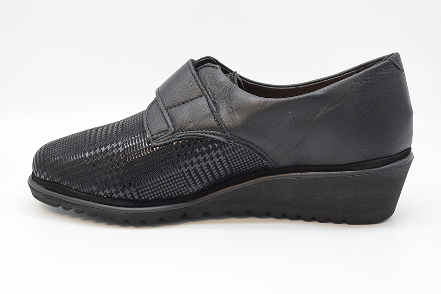 Ziviani Scarpa Donna Elasticizzata 1913 Strong Nero/vitello Nero