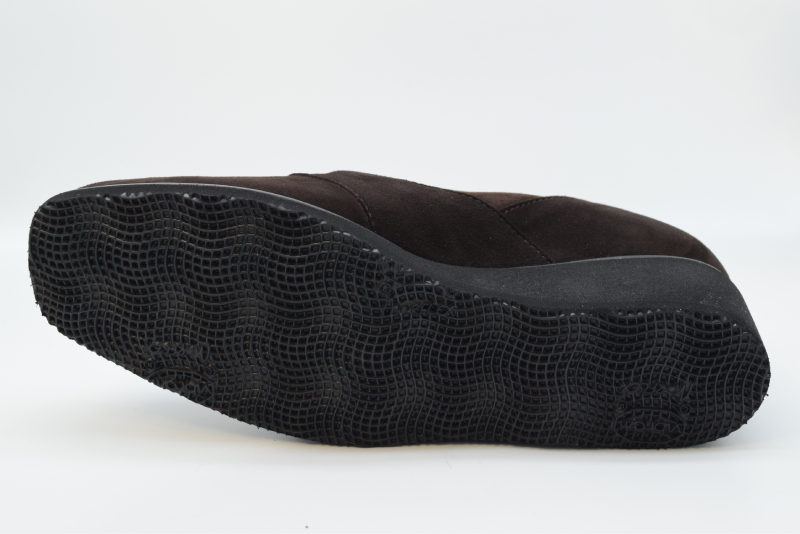 Marro Slip On Liscio Forma H7 Zeppa Micro 5896 Camoscio Moro/marrone