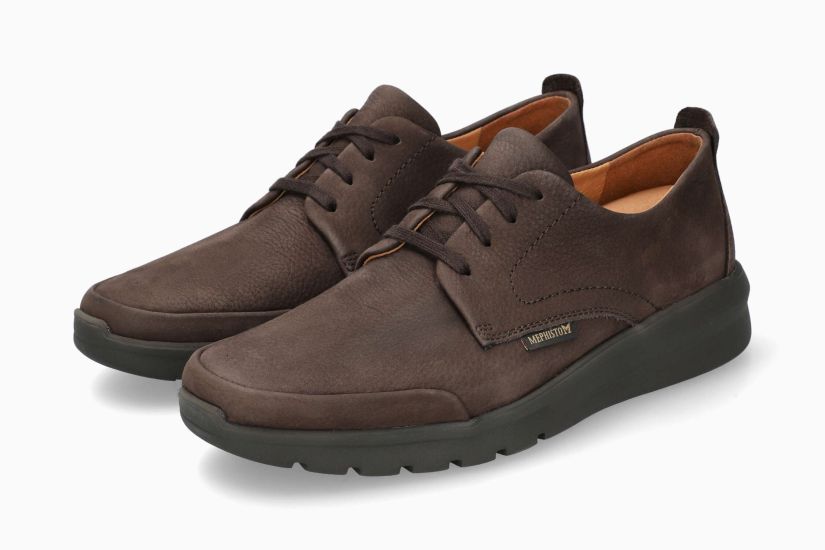 Mephisto Stringata Uomo Sport WALKER Dark Brown Bucklux   3151