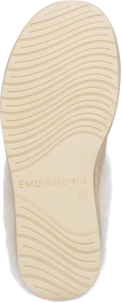 Emu Australia Pantofola Virginia In Montone W12992 Macadamia