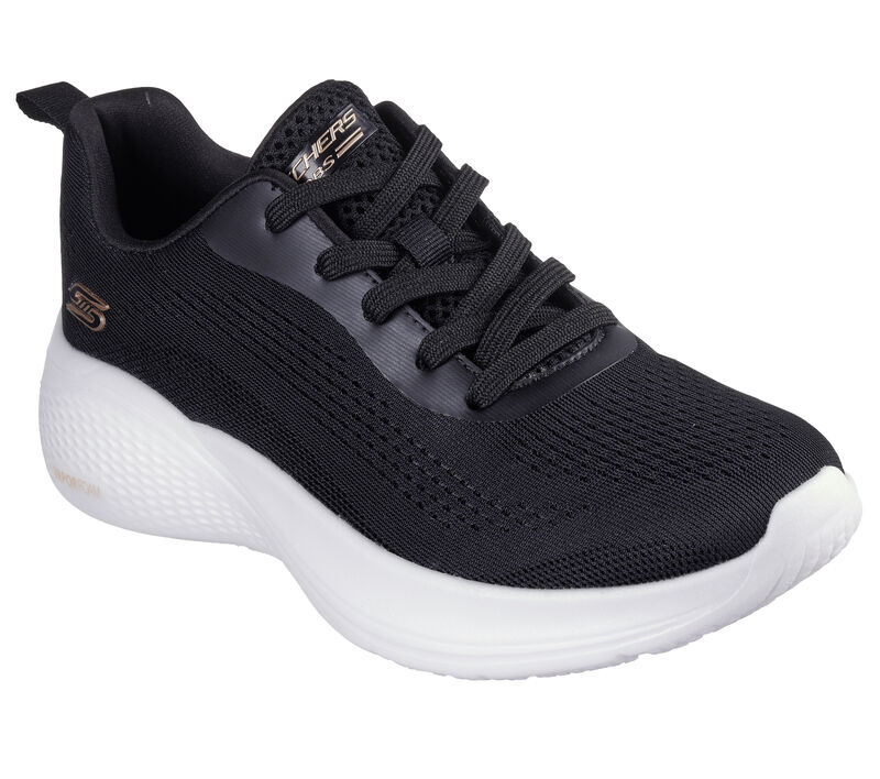 Skechers Sneakers Women Bob Infinity Fondo Vapor Foam 117550 Blk Black/white